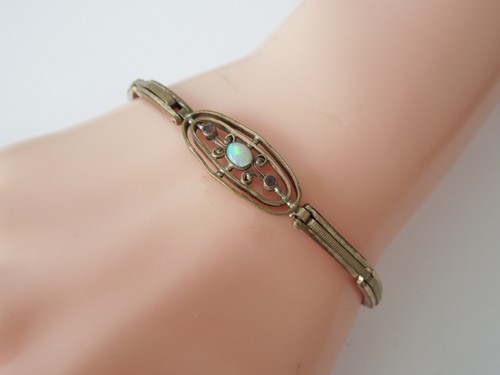 Braccialetto antico colore oro - braccialetto,