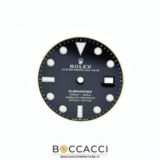 ROLEX (Nuovo) Quadrante Nero per Submariner Date ref. 126610 Chromalight Cali...