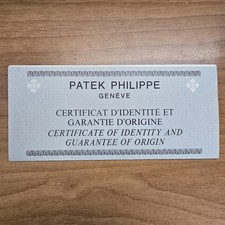 Garanzia Patek Philippe