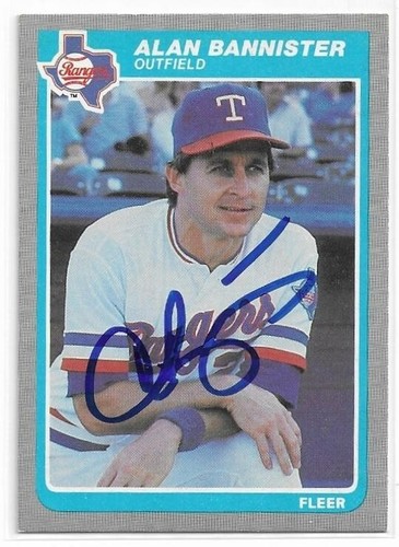 Carta baseball alan bannister - baseball,