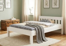 Letto matrimoniale bianco