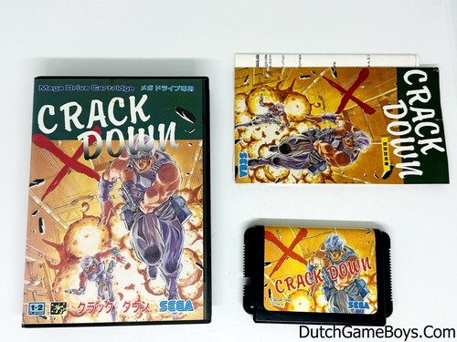 Sega megadrive crack down - sega,