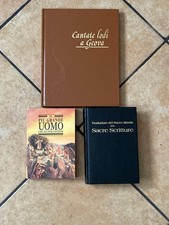Testimoni di Geova Lotto 3 Libri Vintage Bibbia Canti Gesù Collezionismo
