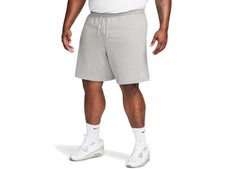 NIKE PANTALONI CORTI UOMO  FQ4359 063  M NK CLUB KNIT SHORT DK GREY HEATHER/WHIT