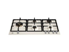 F.LLI BERTAZZONI P905LHERAX Piano Cottura 5 Fuochi Gas Tripla Corona Avorio 90cm
