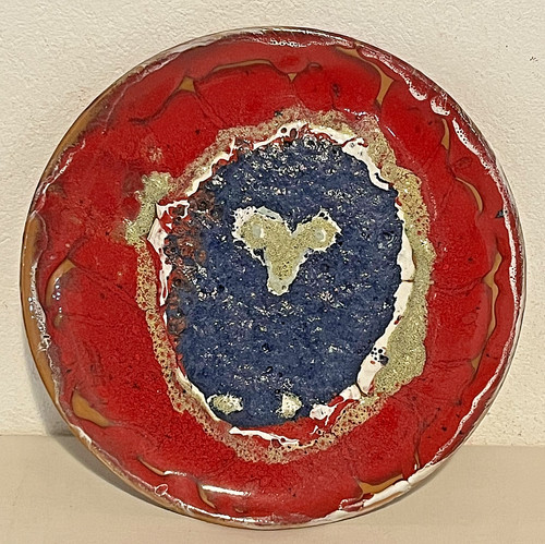 Piatto decorativo ceramica - in,