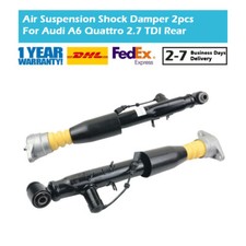 Pair Rear Air Suspension Shock Absorbers Right Left Fit Audi A6 S6 Avant C6 4F5