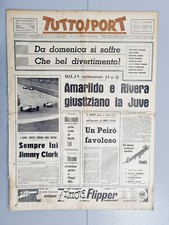 TUTTOSPORT 9 SETTEMBRE 1963 JIM CLARK WORLD CHAMPION-MAZZINGHI-PUBBLICITA LANCIA
