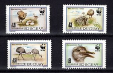 URUGUAY 1993  WWF - Greater Rhea II MNH