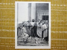 Esposizione di Firenze del 1897: Cristo deriso, quadro di Fabio Fabbi