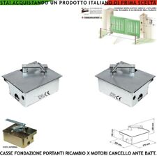Contenitori x Motori Interrati Cancello Automatico Lievore Came Frog VDS Almatic
