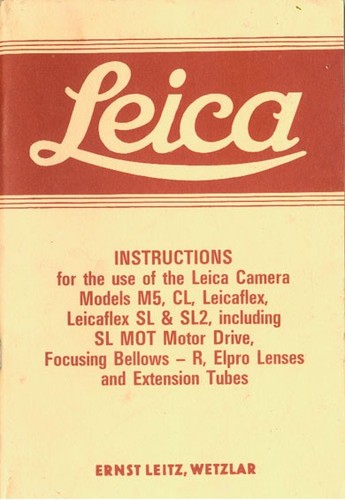 Leica istruzioni per modelli - leica,