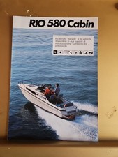 Rio 580 Cabin Cantiere Rio Depliant Nautica D'epoca 
