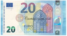 20 EURO ITALY SECOND SERIES DRAGHI S001 A1 2015 FDS
