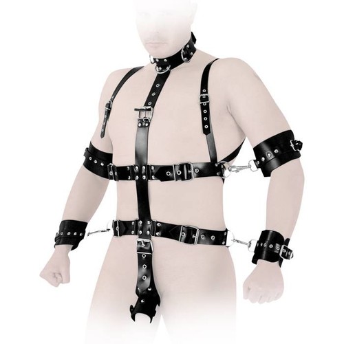 Ledapol vera pelle harness - pelle,