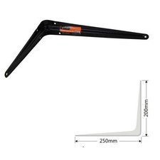 STAFFE ANGOLARI 2PZ SUPPORTO STAFFA ANGOLARE REGGIMENSOLE ANGOLO 90° 200X250MM