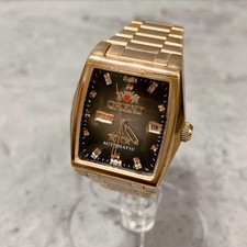 Orologio da polso automatico ORIENT oro tre stelle uomo qualità vintage...