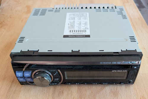 Alpine cde 102 - cde-102, deck
