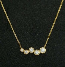 Collana oro 18k con 5 - collana,