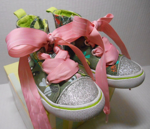 Sneakers alte scintillanti