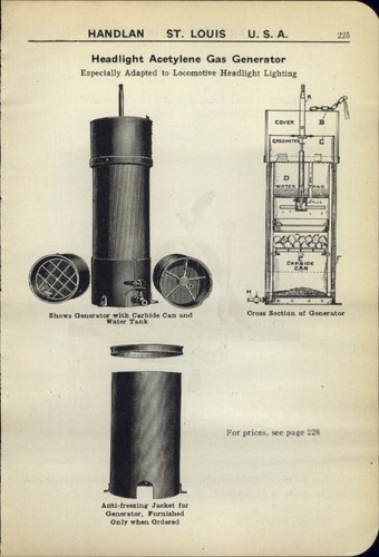 Faro proiettore locomotiva