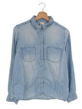 H&M Camicia denim Donna Camicia elegante Taglia IT 40 blu stile casual