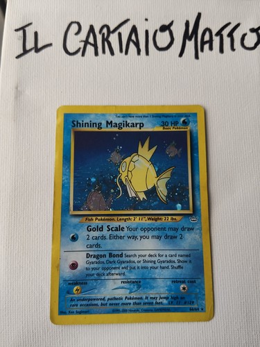 Carta pokemon shining magikarp - carta,