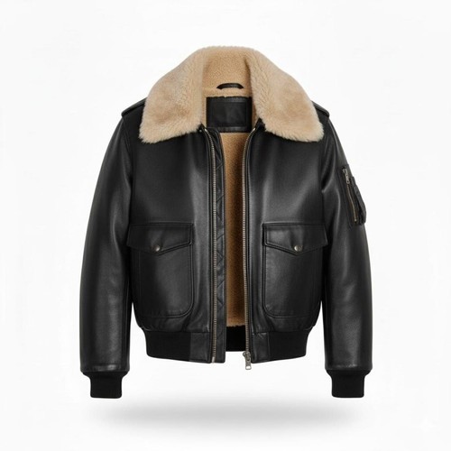 Giubbotto bomber uomo pelle - , di