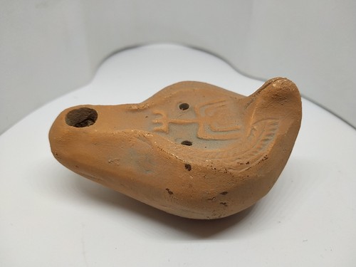 Antica lucerna terracotta - lucerna,