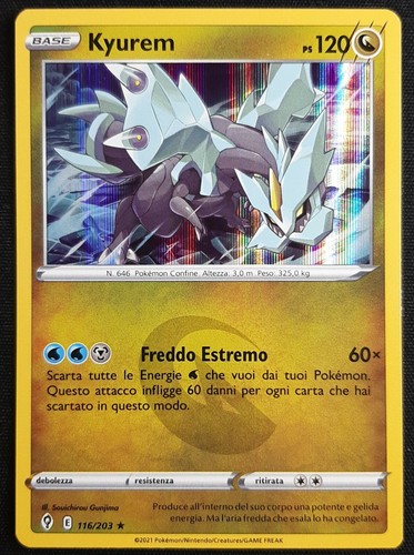 Kyurem 116 203 carta rara - kyurem,