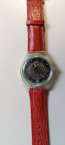 Swatch new automatic red - automatic, “red