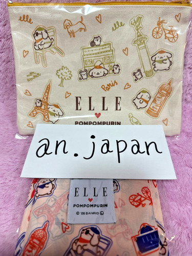 Set sanrio pompompurin elle - 2,