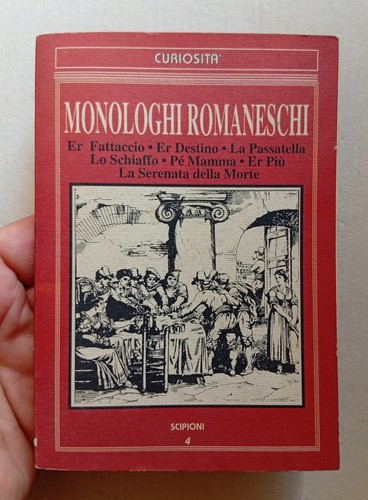 Monologhi romaneschi - romaneschi, ed