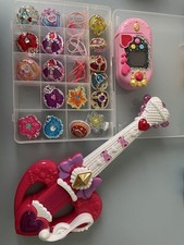 Bandai Hugtto Precure Twin Love Guitar PreHeart Mirai Crystal Set