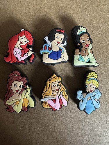 6pc disney princesses - princesses, silicone