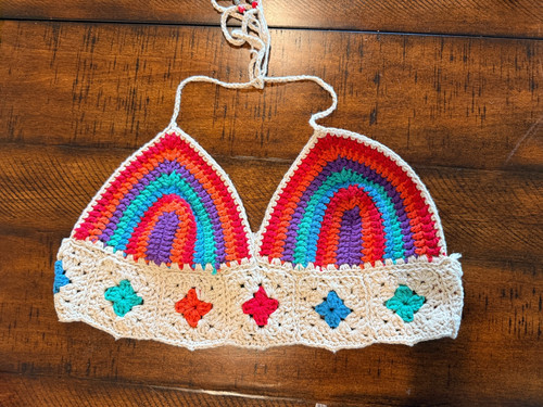 Top bralette fatto - a, mano