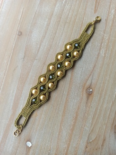 Bracciale perline vetro - bracciale,