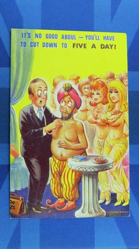 Risque bamforth comic postcard - risque,