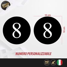 2 Adesivi Numero