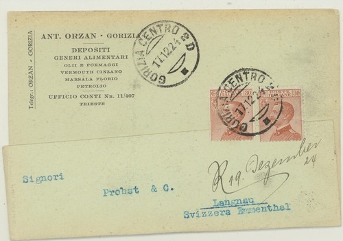 Gorizia 1924 commercial food - commercial,