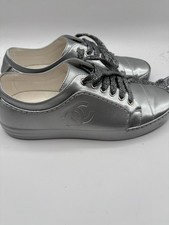 Sneakers basse Chanel argento