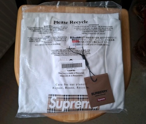 Shirt supreme burberry - t-shirt,