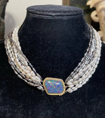 Collana perle oro - collana,
