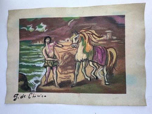 Giorgio chirico coa quadro - chirico,