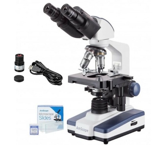 Amscope 40x 2000x binocolo led - amscope,