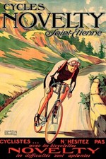 Poster Manifesto Locandina Pubblicità Biciclette Francia Stampa Vintage 50x70 Cm