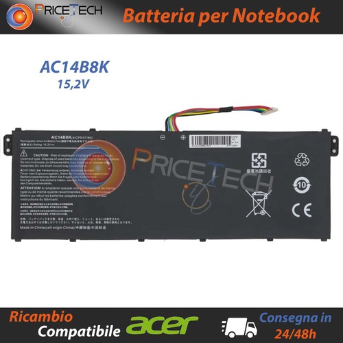 Batteria compatibile ac14b8k - batteria,