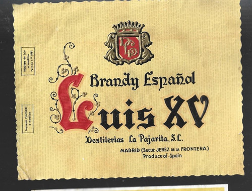 Old label brandy cognac - old,