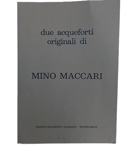 Mino maccari cartellina - maccari,