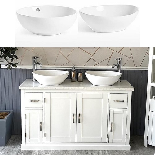Mobile bagno doppio - , bianco